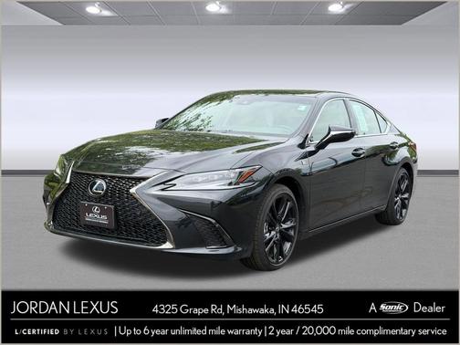Black 2025 Lexus ES 300h Base