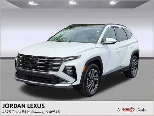 Creamy White Pearl 2025 Hyundai TUCSON Hybrid Limited