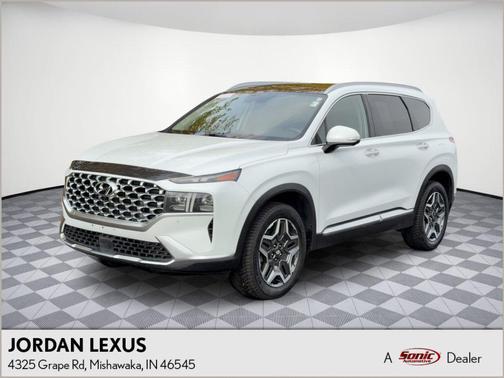 Quartz White 2021 Hyundai SANTA FE Limited
