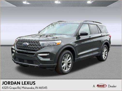 Forged Green Metallic 2022 Ford Explorer XLT