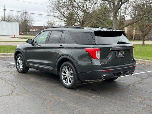 Forged Green Metallic 2022 Ford Explorer XLT