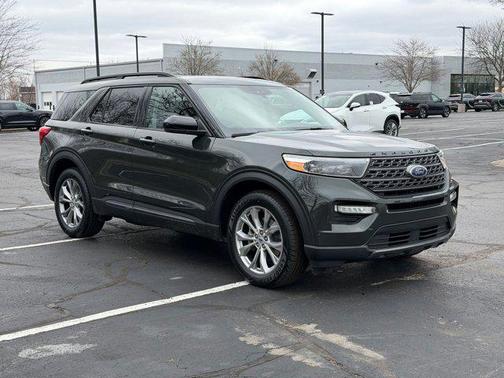 Forged Green Metallic 2022 Ford Explorer XLT