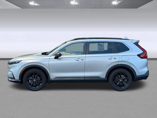 Solar Silver Metallic 2025 Honda CR-V Hybrid Sport AWD