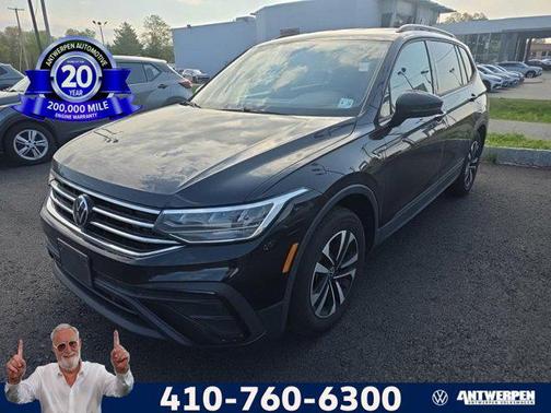 Deep Black Pearl 2023 Volkswagen Tiguan 2.0T S