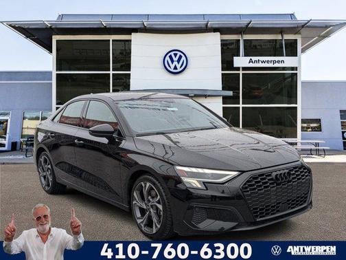 Brilliant Black 2023 Audi A3 Premium
