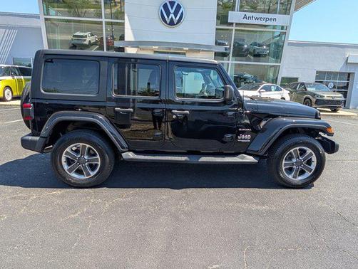 Black Clearcoat 2018 Jeep Wrangler Unlimited Sahara
