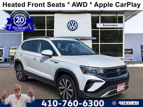 Pure White 2022 Volkswagen Taos 1.5T SE