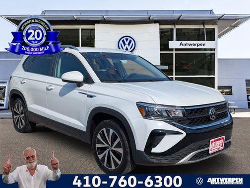 Pure White 2022 Volkswagen Taos 1.5T SE