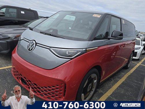 Red / Silver 2025 Volkswagen ID. Buzz Pro S