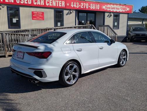 Glacier White Metallic 2023 Audi S3 Prestige TFSI quattro S tronic