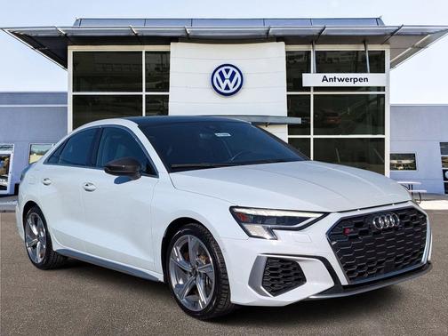 Glacier White Metallic 2023 Audi S3 Prestige TFSI quattro S tronic
