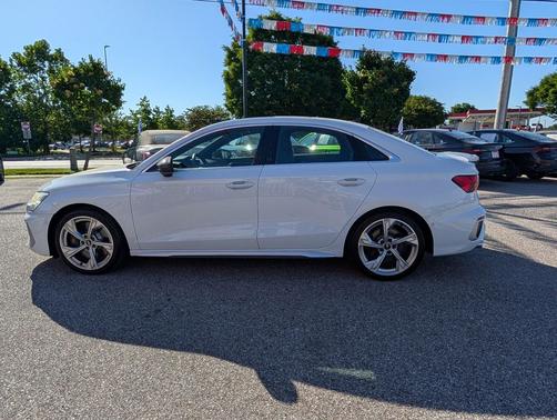Glacier White Metallic 2023 Audi S3 Prestige TFSI quattro S tronic