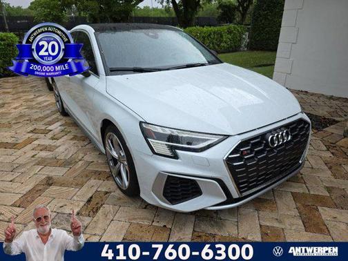 Glacier White Metallic 2023 Audi S3 Prestige TFSI quattro S tronic