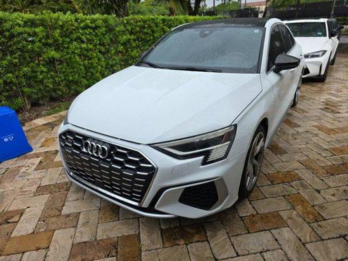 Glacier White Metallic 2023 Audi S3 Prestige TFSI quattro S tronic