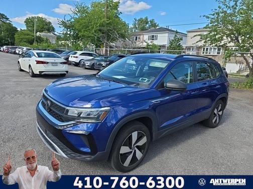 Blue Metallic 2023 Volkswagen Taos 1.5T S