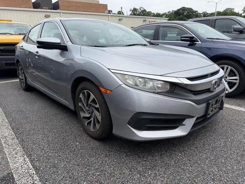 Lunar Silver Metallic 2016 Honda Civic EX