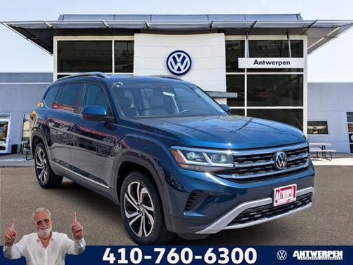 Blue Metallic 2023 Volkswagen Atlas 3.6L SEL