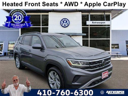 Platinum Gray Metallic 2023 Volkswagen Atlas 3.6L SE w/Technology