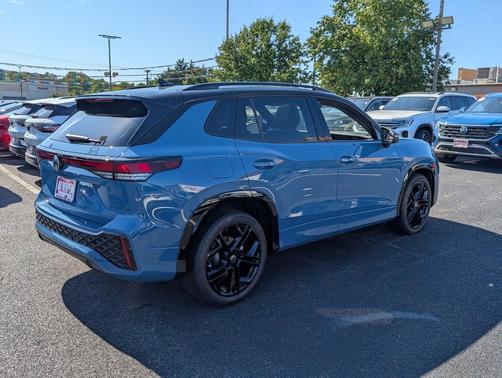 Monterey Blue w/Deep Black Roof 2026 Volkswagen Tiguan 2.0T SE R-Line Black