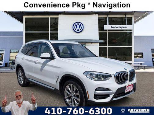 Alpine White 2019 BMW X3 sDrive30i