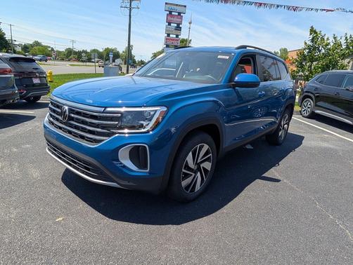 Mountain Lake Blue Metallic 2026 Volkswagen Atlas 2.0T SE w/Technology 4MOTION