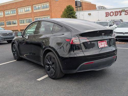 Solid Black 2025 Tesla Model Y Long Range Dual Motor All-Wheel Drive