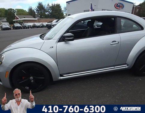 Silver 2014 Volkswagen Beetle 2.0T R-Line
