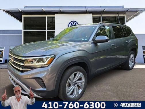 Platinum Gray Metallic 2023 Volkswagen Atlas 3.6L SE w/Technology