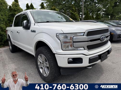 WHITE PLATINUM METALLIC TC 2018 Ford F-150 Platinum
