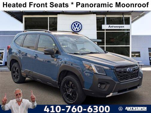 Geyser Blue 2022 Subaru Forester Wilderness