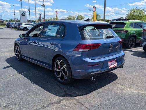 slate blue metallic 2026 Volkswagen Golf GTI 2.0T SE DSG