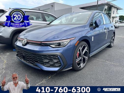 slate blue metallic 2026 Volkswagen Golf GTI 2.0T SE DSG