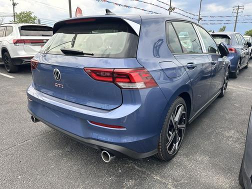 slate blue metallic 2026 Volkswagen Golf GTI 2.0T SE DSG