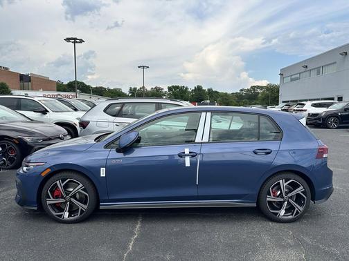 slate blue metallic 2026 Volkswagen Golf GTI 2.0T SE DSG