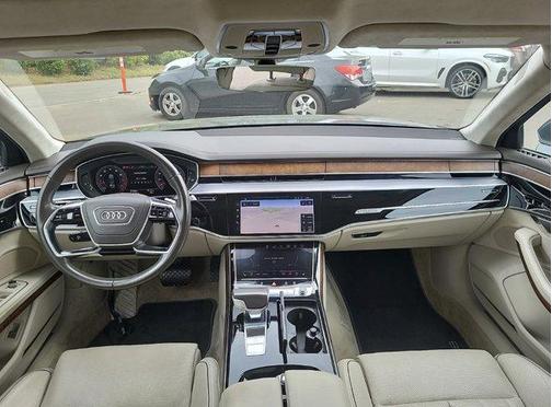 Gray 2019 Audi A8 55