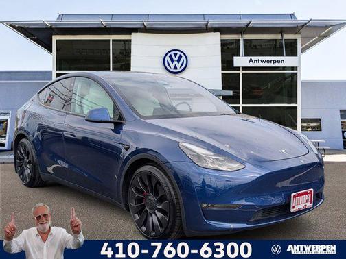 Deep Blue Metallic 2022 Tesla Model Y Performance Dual Motor All-Wheel Drive