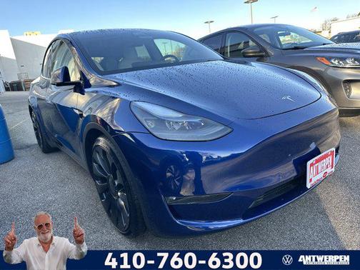 Deep Blue Metallic 2022 Tesla Model Y Performance Dual Motor All-Wheel Drive