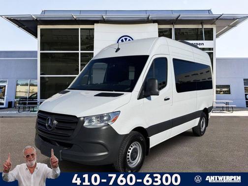 Arctic White 2024 Mercedes-Benz Sprinter 2500 Standard Roof