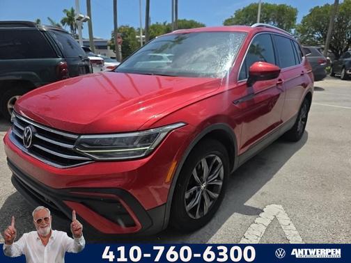 Red Metallic 2023 Volkswagen Tiguan 2.0T SE
