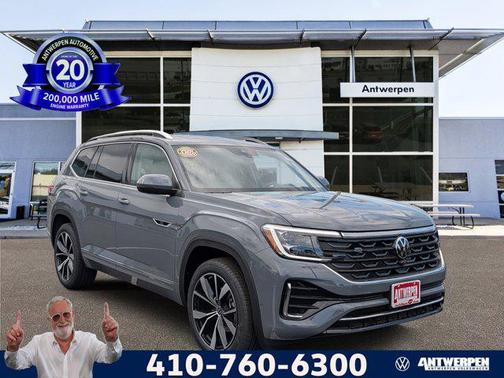 Pure Gray 2026 Volkswagen Atlas 2.0T SEL Premium R-Line 4MOTION