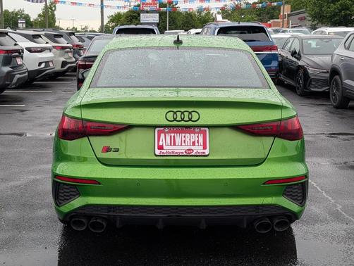 Green 2023 Audi S3 Premium Plus TFSI quattro S tronic