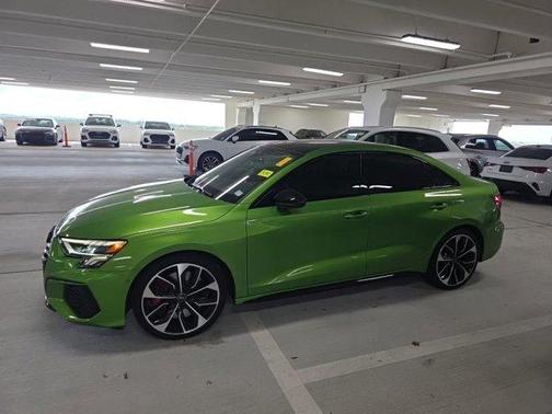 Green 2023 Audi S3 Premium Plus TFSI quattro S tronic