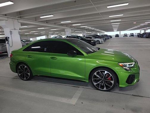Green 2023 Audi S3 Premium Plus TFSI quattro S tronic