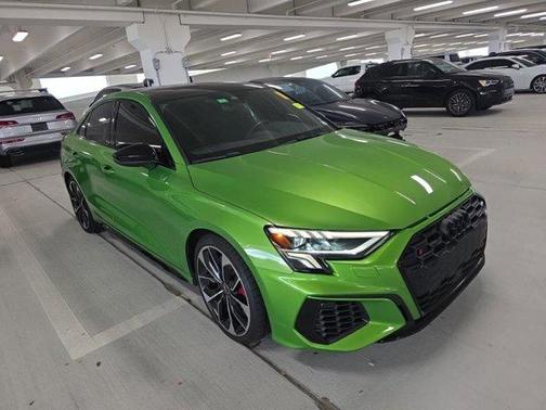 Green 2023 Audi S3 Premium Plus TFSI quattro S tronic