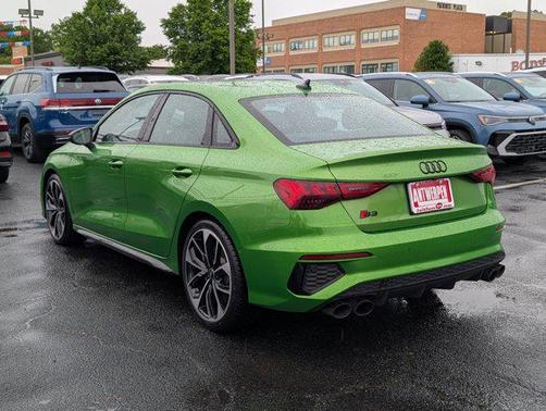 Green 2023 Audi S3 Premium Plus TFSI quattro S tronic