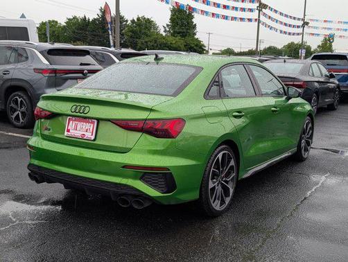 Green 2023 Audi S3 Premium Plus TFSI quattro S tronic