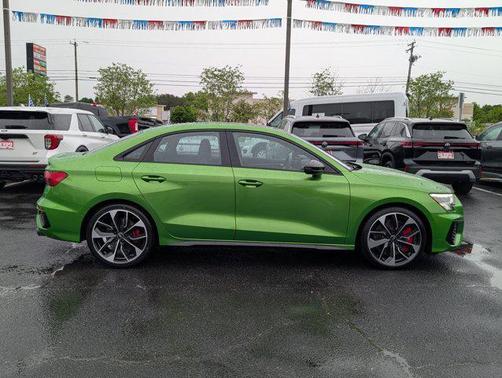 Green 2023 Audi S3 Premium Plus TFSI quattro S tronic