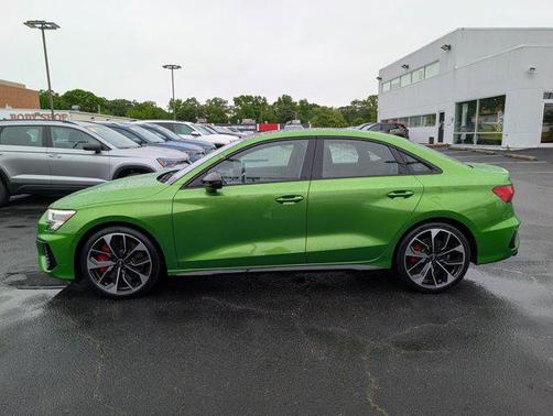 Green 2023 Audi S3 Premium Plus TFSI quattro S tronic