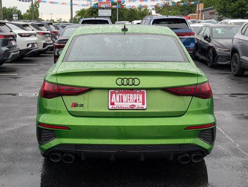 Green 2023 Audi S3 Premium Plus TFSI quattro S tronic