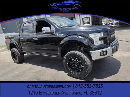 Shadow Black 2016 Ford F-150 Lariat